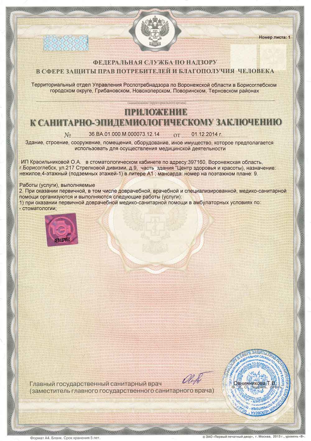 Приложение СЭЗ